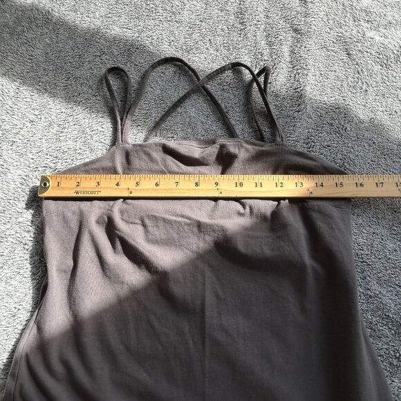 Rvca Athletic Dress Medium Gray Strappy Athleisure Tenniscore Hiking 17759 - Picture 5 of 6